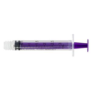 Monoject Purple Oral ENFit Syringe, Sterile, 3 mL