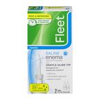 Fleet Enema, Ready-to-Use Saline Laxative, Twin Pack, 4.5 oz Bottles