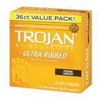 Trojan&trade; Ultra Ribbed Condom