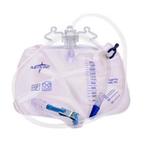 Medline&reg; Industries Drainage Bag with Antireflux Tower, Drainage Port with Metal Clamp 2000mL
