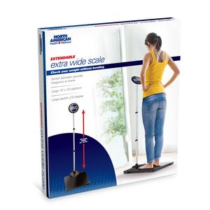 Jobar® Extendable Large Display Weight Scale