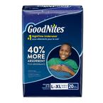 GoodNites Bedtime Bedwetting Underwear for Boys, L-XL, 20 Ct. (Packaging May Vary)&nbsp;- MANUFACTURER DISCONTINUED