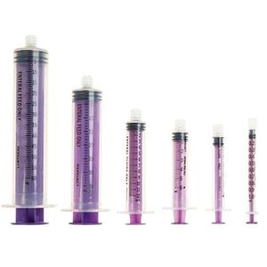 Monoject Purple Oral ENFit Syringe, Non-Sterile, 3 mL