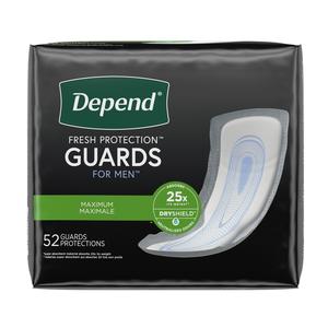 Depend Incontinence Guards for Men, Maximum Absorbency, (Packaging May Vary)