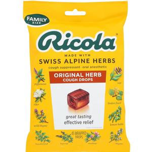 Ricola Original Herb Cough Drops Family Size, 45 ct