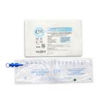Cure Catheter® Single, Closed System, Unisex, Straight Tip, 14 FR