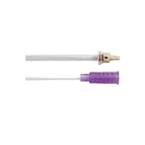 AMT Mini ONE&reg; Bolus Feeding Set 24" L, Straight Connector with Bolus Purple Adapter, Clear Tubing, DEHP free