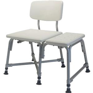 GF Health Lumex Bariatric Transfer Bench 13" H x 29-1/2" x 20-1/2" D, Grey, 350 lb Weight Capacity