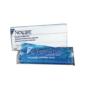 3M Nexcare&trade; Reusable Cold Hot Pack with Cover, Blue, Latex Free, 4" x 10"