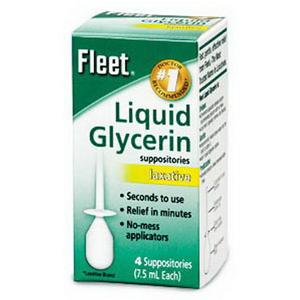 Cb Fleet Company Inc Fleet Liquid Glycerin Suppositories 7-1/2 Ml, Hyperosmotic Laxative, Disposable Applicator