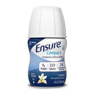Ensure&reg; Compact Therapeutic Nutrition Shake, Vanilla, 4 oz Bottle