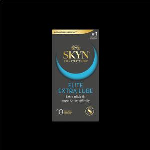 SKYN Elite Non-Latex Condoms, Extra Lube, 10 ct - REPLACES ANS170189