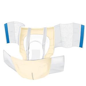 Adult Stretch Brief, WINGS Plus - Heavy Absorbency, Size 3 (2X/3X) - Waist Size 58" - 77"