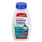Leader Ultra Strength Antacid, 1000Mg Chewable Tablets, Peppermint, 72 ct (Compare To Tums Ultra Strength)
