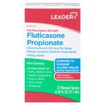 Leader 24Hr Allergy Relief Nasal Spray Fluticasone Propionate, 50mcg, 0.38 Fl oz