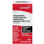 Leader Once Daily Olopatadine HCl Ophthalmic Solution, 0.2%, Liquid Drops, 3.5ml (Compare To Pataday)