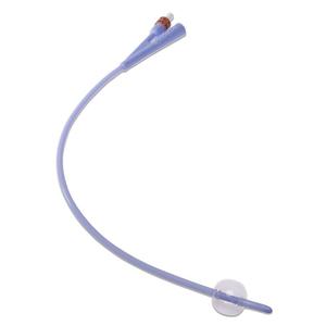 Cardinal Health&trade; Dover&trade; 100% Silicone Foley Catheter, 2-Way, 5mL Capacity, 22Fr OD, 16"