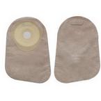 Hollister Premier&trade; One-Piece Closed Pouch, 1-3/16" Pre-Cut Flat SoftFlex&reg; Skin Barrier, Filter, Beige