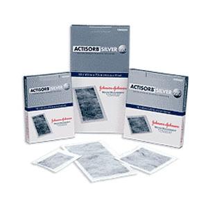 Actisorb® Silver Antimicrobial Dressing, Sterile, Adhesive 4-1/8" x 4-1/8"