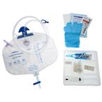 AMSure Foley Tray, Add-a-Foley with Bag, 30cc Prefill Syringe, 400mL Meter/2600cc Bag and Nitrile Gloves, Sterile
